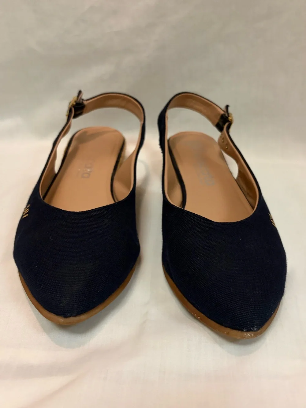 Viscata Canvas Low Wedge Espadrille Flats